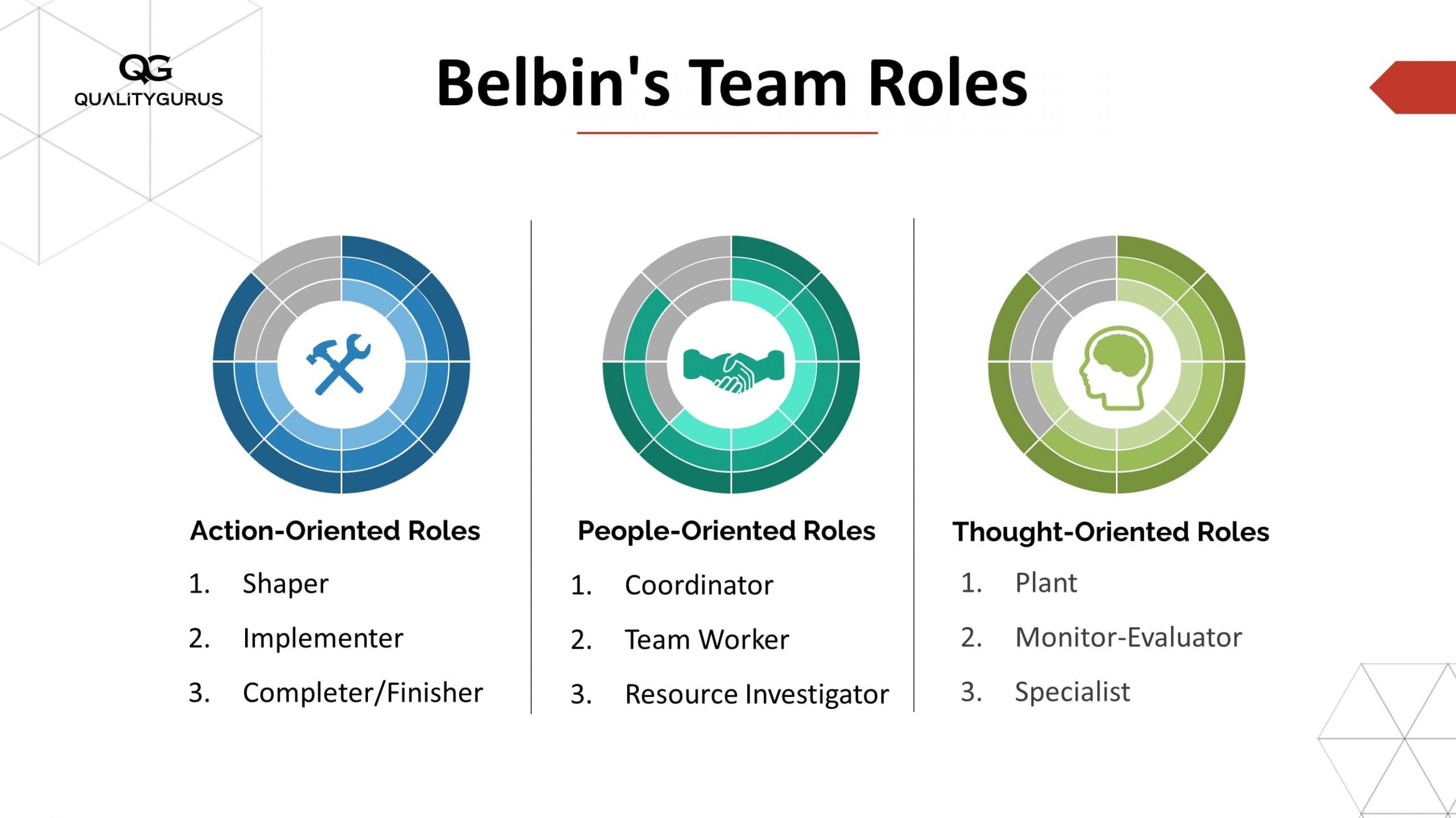 What are the different roles in a team