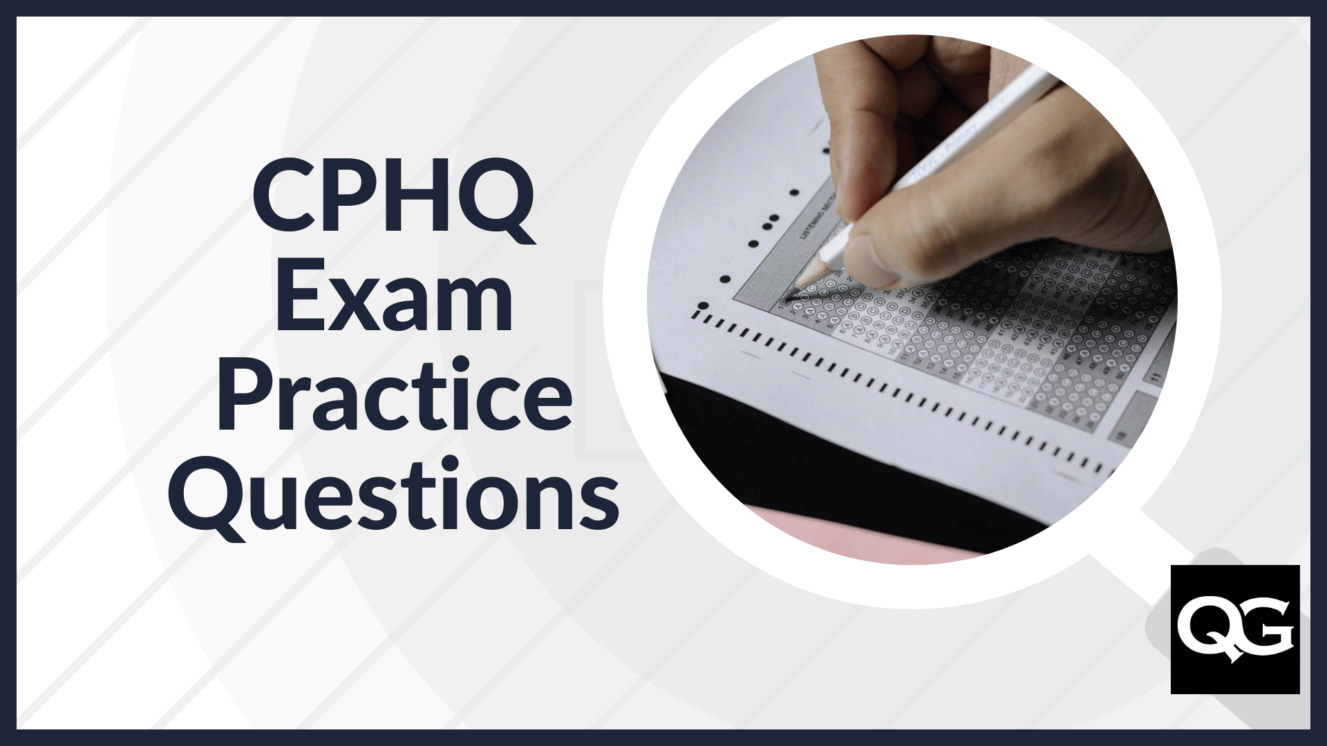 CPHQ Exam Practice Questions (Free) | Quality Gurus